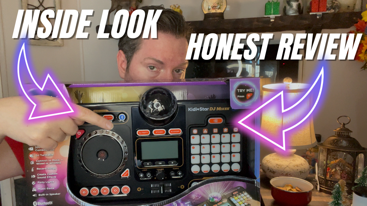 Watch Inside Look & Honest Review of the VTech KidiStar DJ Mixer